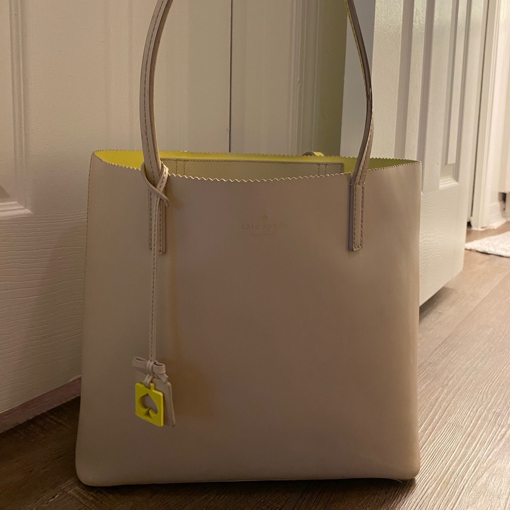 Kate Spade Beige Large Tote